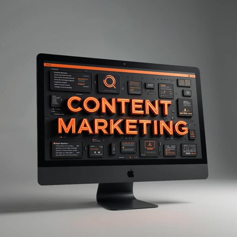 Image pour le content marketing.
